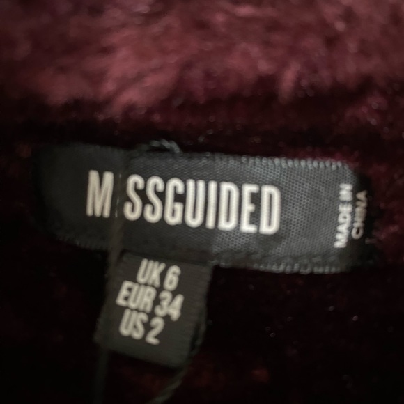 Misguided Aviation Jacket Sz 2 NWT - Picture 4 of 9